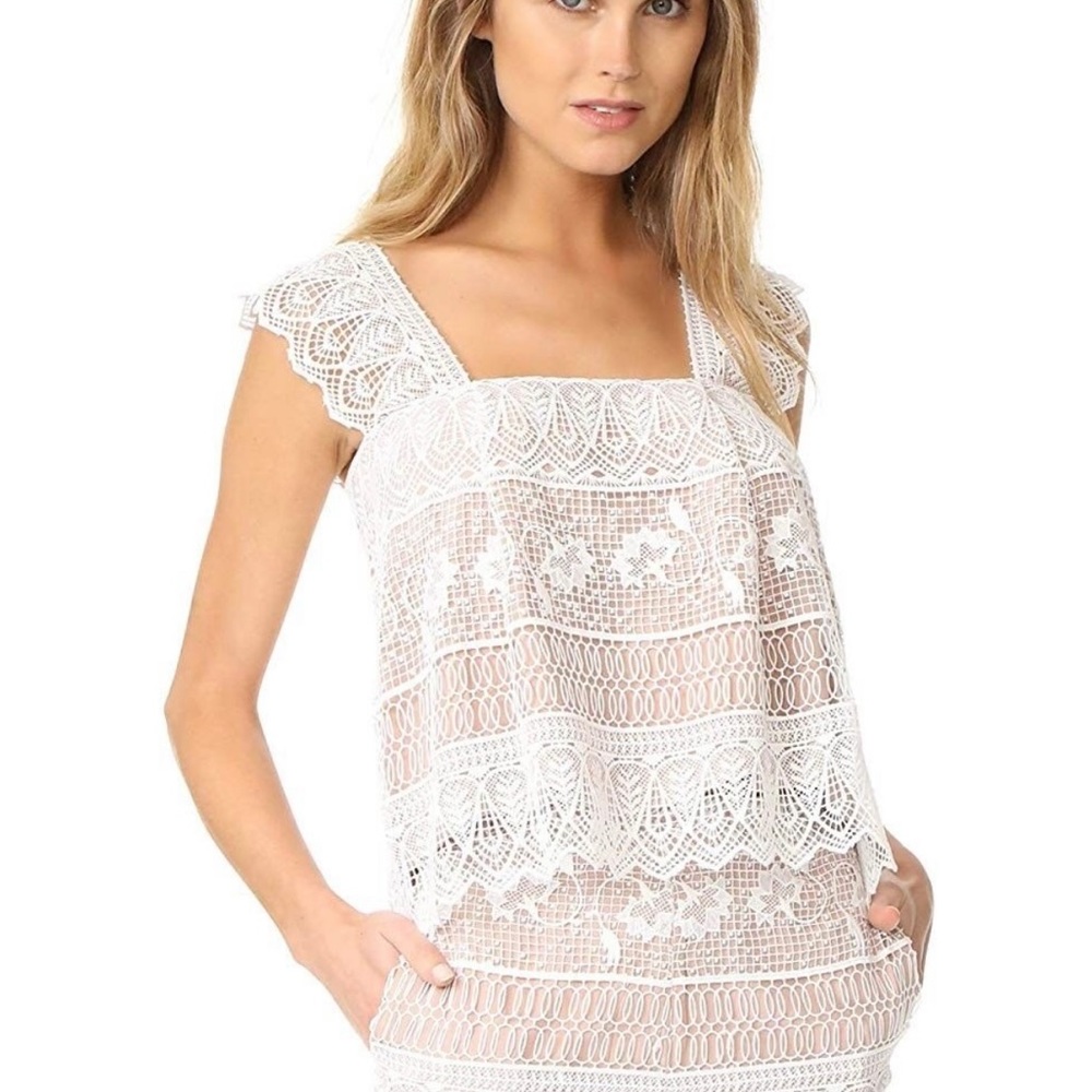 The JetSet Diaries Lupita Lace Top
